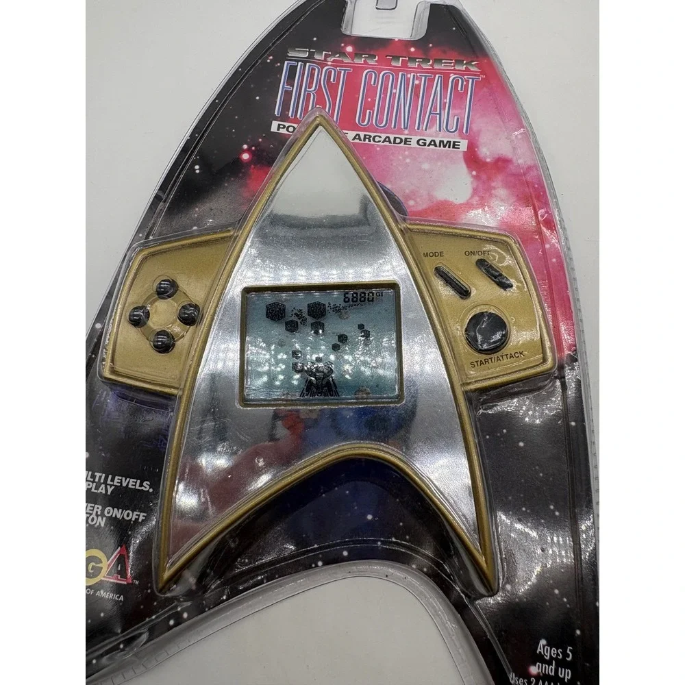 1996 MGA Star Trek First Contact, Handheld LCD Game, and Vtg Sci-Fi Collectible